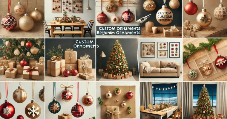 Ways to Use Custom Ornaments Beyond the Christmas Tree