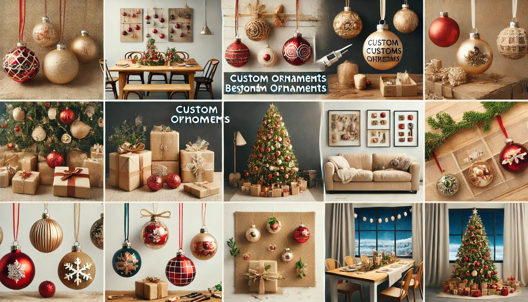 Ways to Use Custom Ornaments Beyond the Christmas Tree