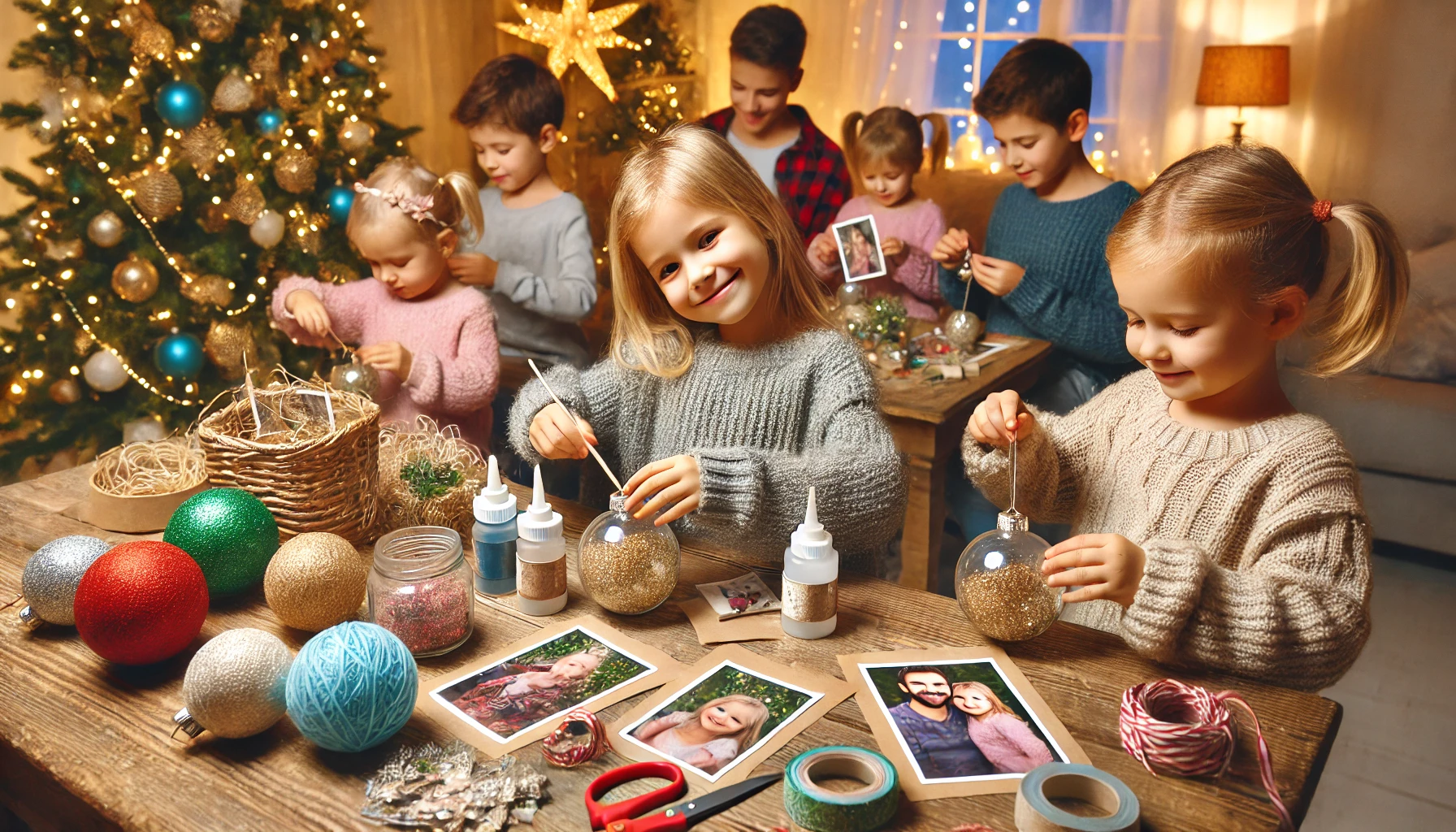 How to Make Personalized Photo Ornaments at Home